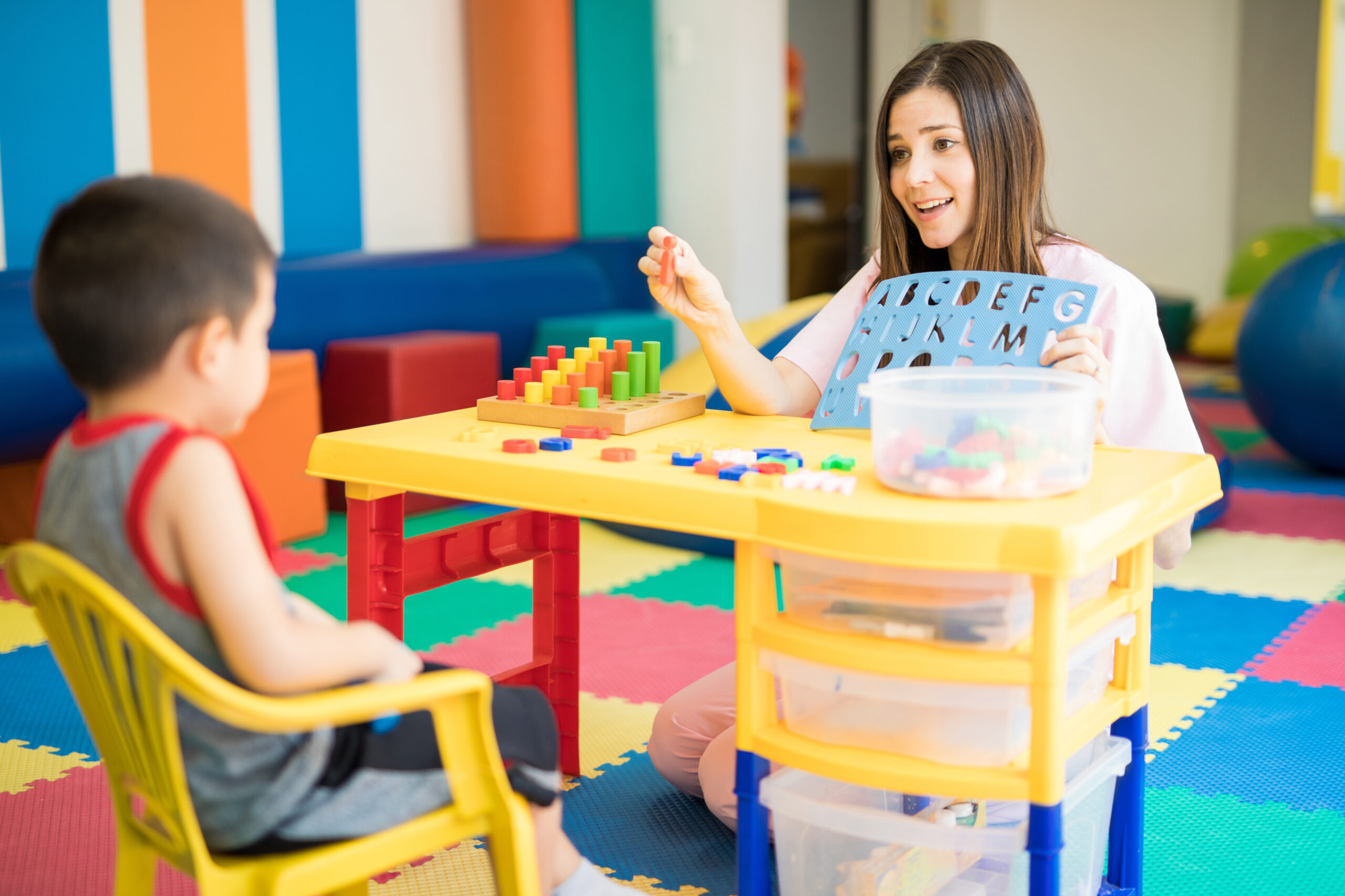 Pediatric Therapist in a school